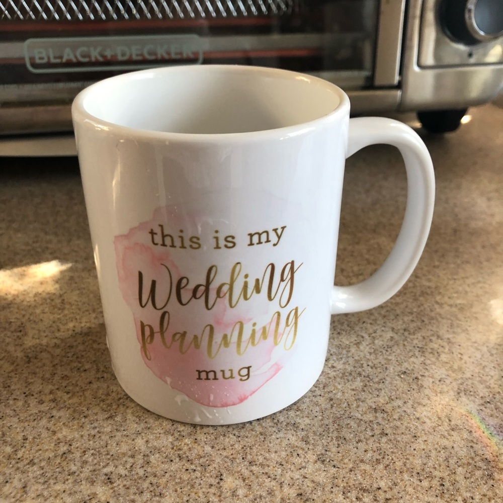 “this is my wedding planning mug” mug
